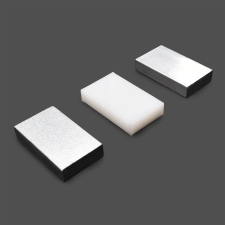 Набор тел равного объема (сталь, алюминий, пластик) бруски